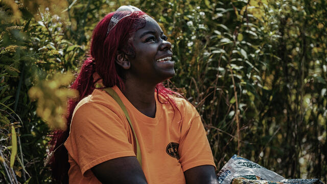 FSET Participant Smiling Outdoors