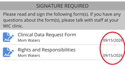 Confirm document upload screen in English