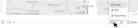 cursor hovering over download symbol on the hepatitis elimination dashboard