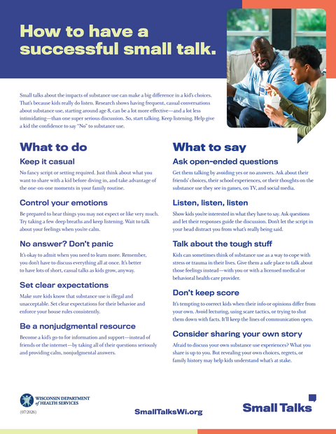 How to Have a Successful Small Talk Tip Sheet