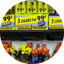 Flavored cigar packages