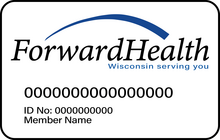 Front of ForwardHealth Card