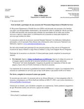 Thumbnail of letter invitation to child family survey