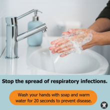 Respiratory Social Post: Wash Hands
