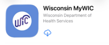 Wisconsin MyWIC app as seen in app store