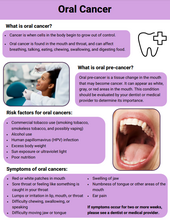 Thumbnail of Oral cancer factsheet.