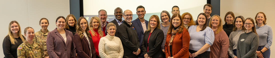 Group photo of Interagency Council on Mental Health members and partners