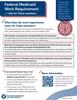 Federal Medicaid Work Requirement: Information for Tribal Members, P-03809C cover
