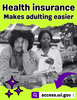 Health insurance makes adulting easier. Visit access.wi.gov.